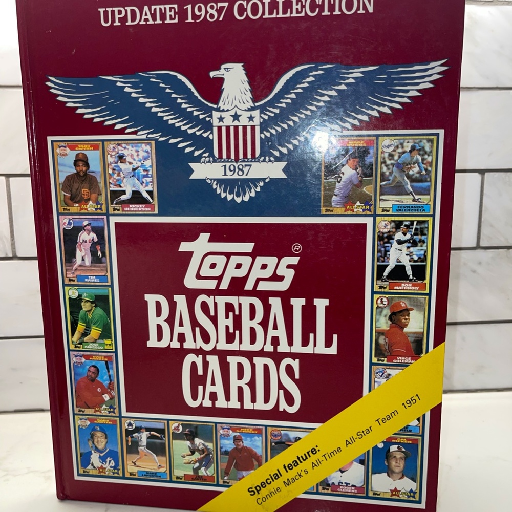 Vintage TOPPS Baseball Cards Book Update 1987‎ Collection